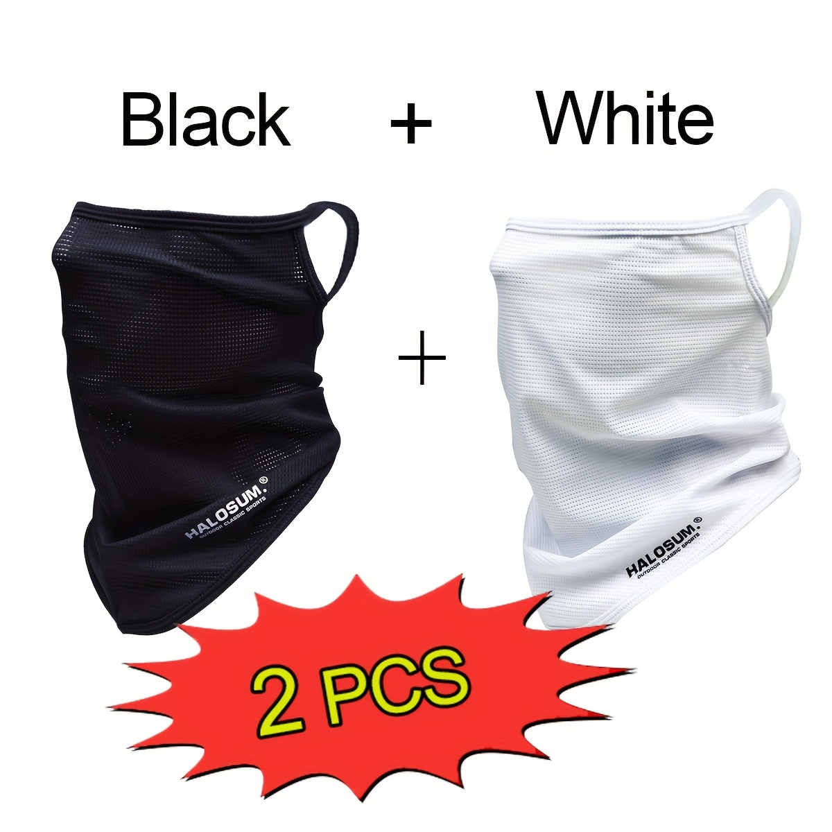Sports Mask Breathable - Mascarilla Facial de Seda Fría Transpirable