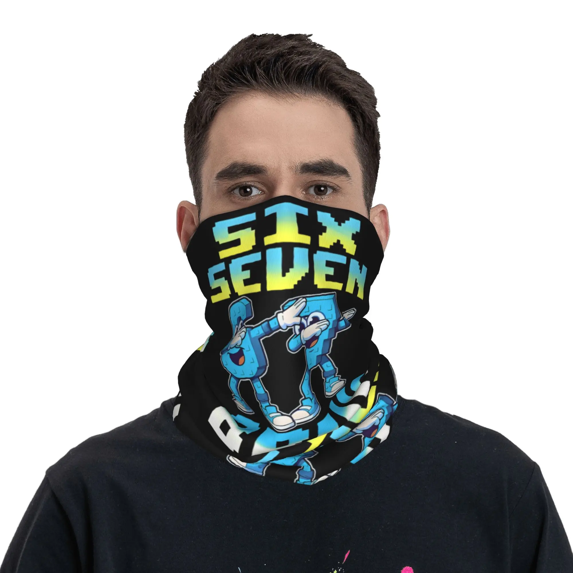 67 Six Seven Meme 6 7 Italian  - Neck Gaiter Face Cover reseña y precio